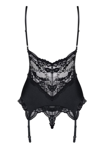 810-COR-2 Obsessive seksowny gorset i stringi L/XL