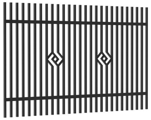 Brama Przesuwna Wjazdowa SKYROCKET BR.26.1.2 Ocynk RAL Antracyt 120x200 cm