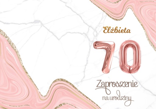 Приглашения приглашения на 70 -й день рождения имя