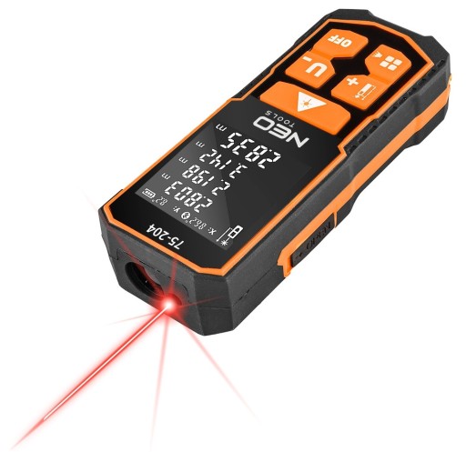 НЕО ЛАЗЕРНЫЙ ДАЛЬНОМЕР ИЗМЕРЕНИЕ IP54 60м 75-204