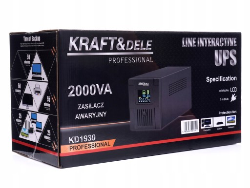 ИБП ИБП 2000 ВА LCD 1200 Вт 9AHx2 АВАРИЙНЫЙ ИСТОЧНИК ПИТАНИЯ