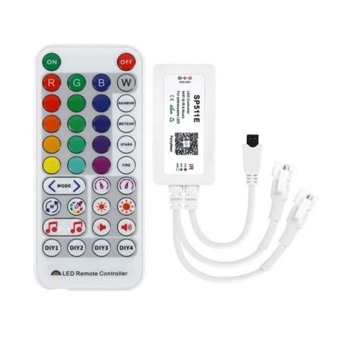 SP511E КОНТРОЛЛЕР WS2811, WS2812B МУЗЫКАЛЬНЫЙ КОНТРОЛЛЕР + пульт дистанционного управления! WI-FI ДУБЛО