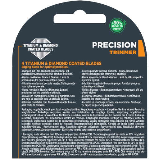 WILKINSON Quattro Essential 4 Прецизионный триммер + 4 вставки