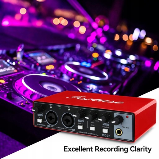 ЗВУКОВАЯ КАРТА 196 кГц для эффекта гитарного микшера AudioBox USB (86)
