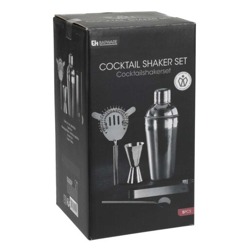 Zestaw Barmański do Drinków SHAKER 500 ml 5 el. SZEJKER Barmańskich KPL