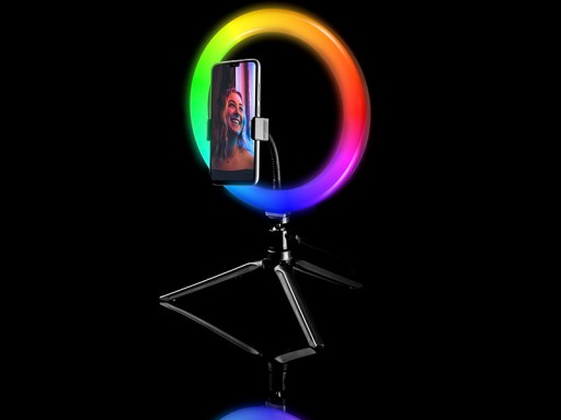 Кольцевая лампа Tracer RGB 26 см