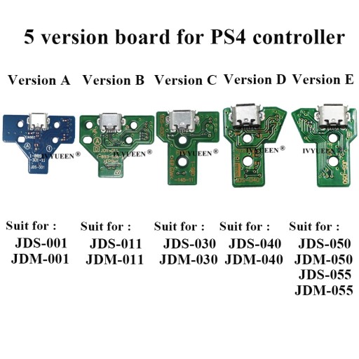 ЛЕНТА + РАЗЪЕМНАЯ ПЛАТА USB-ПОРТ ЗАРЯДКИ ДЛЯ PS4 PAD JDS-040