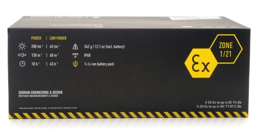 Фара Ledlenser EXH8R 200 лм, зона ATEX 1/21