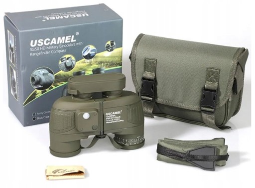 Военный бинокль USCAMEL Scope 10X50 с компасом