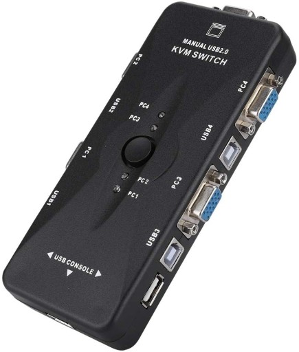ПЕРЕКЛЮЧАТЕЛЬ УСИЛИТЕЛЯ VGA + USB VGA + USB-SW-4/1