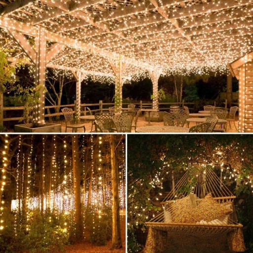 ЦЕПОЧНЫЕ СОЛНЕЧНЫЕ САДОВЫЕ СВЕТИЛЬНИКИ 20М 200LED