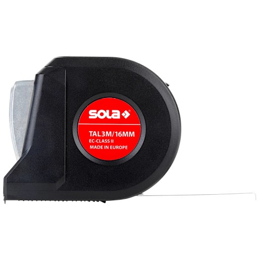 Рулетка стальная 3 м 16 мм SOLA TALMETER
