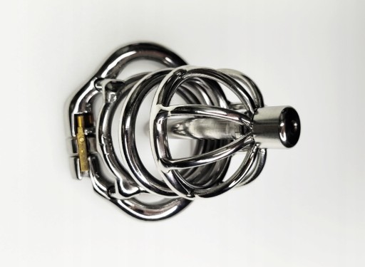 Pas cnoty Chastity Belt klatka na penisa Stalowy Dilator + Pasek