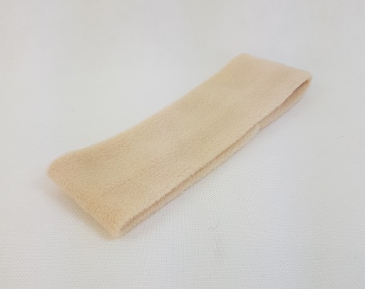 118 OPASKA z polaru polarowa szer. 8 cm JASNY BEŻ