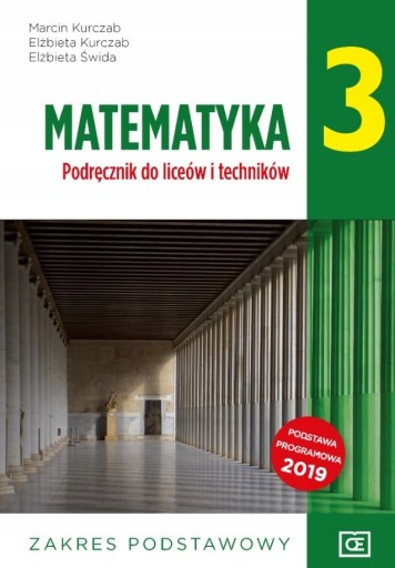 Matematyka 3 LO Podręcznik Zakres podstawowy Pazdro