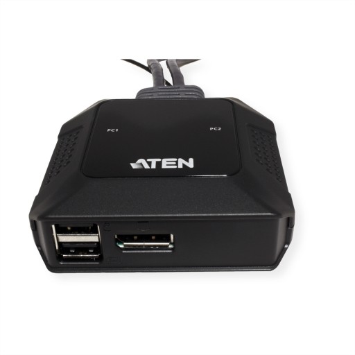 KVM-переключатель ATEN, 2 порта USB-C 4K DP US3312