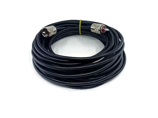 Kabel RG58 50Ohm 10 m + wtyki UC1 skaner, CB , HF