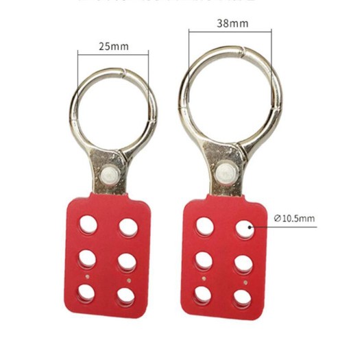 4 пряжки Lockout Tagout с ручкой с полиэтиленовым покрытием