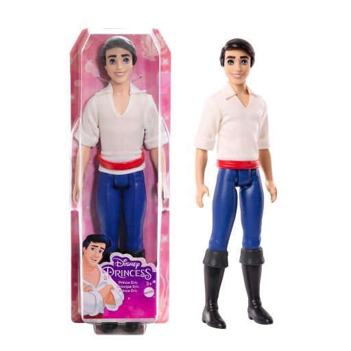 Lalka KSIĄŻE ERIC ERYK DISNEY PRINCESS KSIĘŻNICZKI Mała Syrenka HLV97