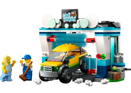 LEGO City CITI АВТОМОЙКА ДЛЯ 4, 5, 6, 7, 8, 9, 10, 11 лет