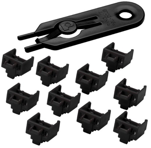 Замок-розетка PANDUIT RJ45 черный LOTO 10 шт.