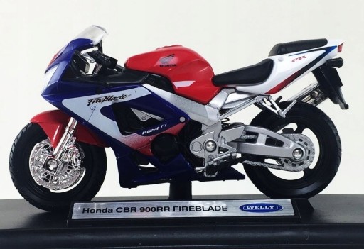 HONDA CBR 900RR Fireblade 1:18 Велли металл