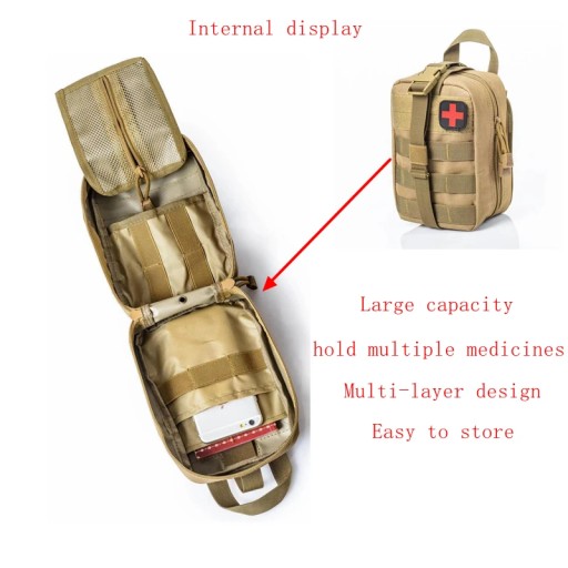 Тактические аптечки Molle, медицинская сумка, военная сумка для кемпинга, выживания Molle