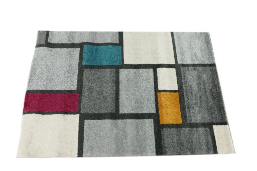 KOLOROWY DYWAN SPECTER 120x170 GEOMETRYCZNY MIŁY