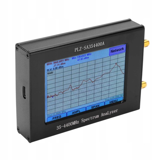 Сетевой анализатор 35–4400 МГц TFT USB2.0 3.0 SMA