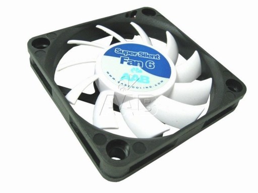 3x СУПЕР ТИХИЙ ВЕНТИЛЯТОР AAB-COOLING, ЭФФЕКТИВНЫЙ ВЕНТИЛЯТОР 6 СМ, ВЕТЕР 17,3 дБ