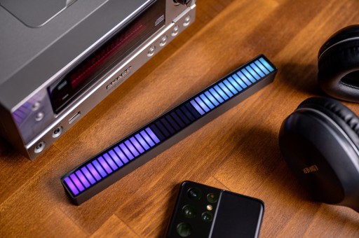 Эквалайзер RGB Redleaf 40LED - черный