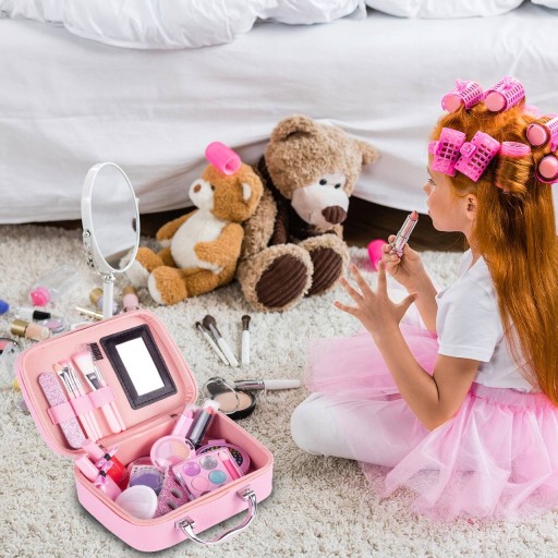 Zestaw do Makijażu Malowania Kosmetyki dla Dzieci w Kuferku MakeUp Syrenka