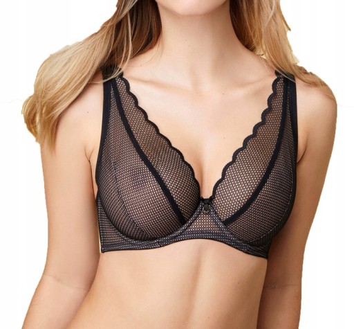 Biustonosz Alles Chita M Bralette czarny r. 90C