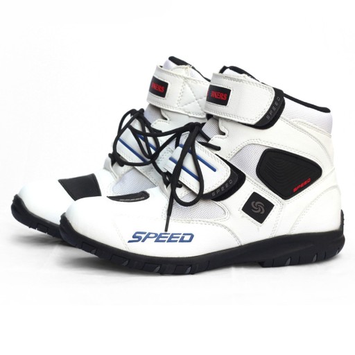 39 BIAŁE BUTY NA MOTOR HULAJNOGĘ DESKOROLKĘ BIKERKI CROSS ENDURO UNISEX