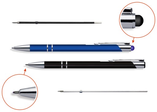 ZESTAW Touch Pen i Cienkopis SLIM etui GRAWER ZS05