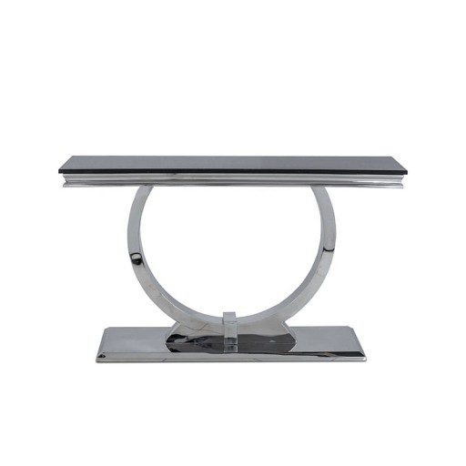 Glamour Console Stone Modena Серебряный туалетный столик