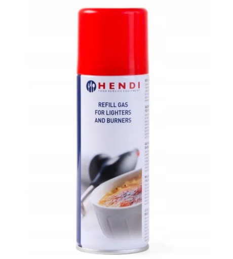 ГАЗОВАЯ ГОРЕЛКА HENDI ДЛЯ КРЕМ-БРЮЛЕ + 4 ГАЗОВЫЕ ВСТАВКИ