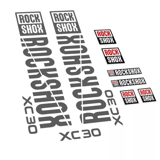 Совместимые наклейки для вилок Rock Shox XC30.