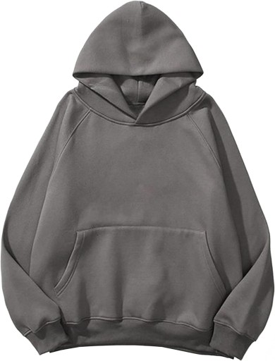 Толстовка свободного кроя, белая, L/XL