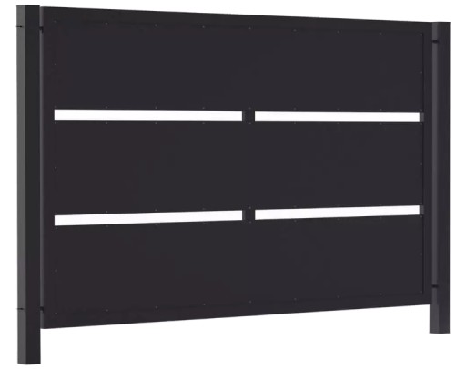 Brama Wjazdowa Przesuwna INCOGNITO BR.16.1.2 Ocynk RAL Antracyt 130x300 cm