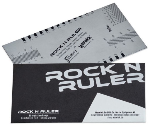 Линейка Rock N Ruler для регулировки гитары
