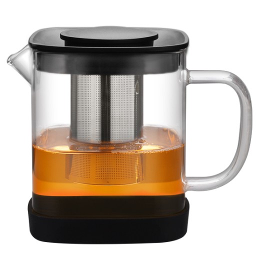 ZAPARZACZ 600 ml DZBANEK Szklany do HERBATY KAWY ZIÓŁ 0,6 L KAMILLE