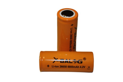 2x Akumulator 26650 8800 mAh 4,2V LI-ION