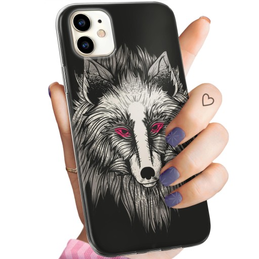 ЧЕХОЛ ДЛЯ IPHONE 11 УЗОРОВ WOLF WEREWOLF WOLF WOLF HOUSE CASE CASE