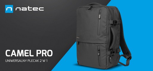 Молодежный рюкзак для ноутбука NATEC Camel Pro 17,3 дюйма, дорожная школьная сумка