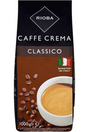 Кофе в зернах RIOBA 1кг Crema CLASSICO 1000г 55%/45%