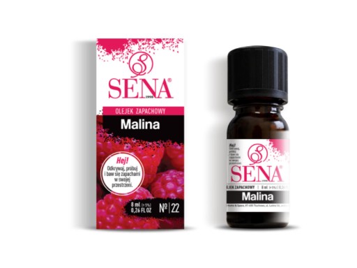 SENA OLEJEK ZAPACHOWY ZAPACH MALINA 8 ML NO/22