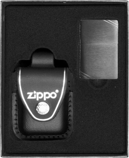 Подарочный набор зажигалки ZIPPO VINTAGE CHROME BRUSHED*№3