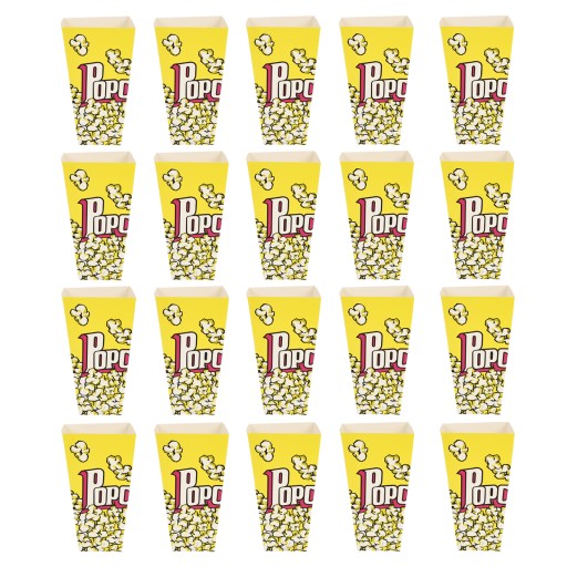 200 SZT PUDEŁKA NA POPCORN WIADERKA NA POPCORN PAPIEROWYCH