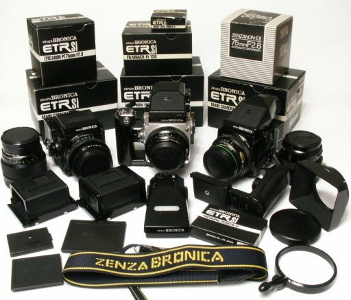 Bronica magazynek z szyberkiem na wkłady 120 i 220 do ETR / ETRS / ETRSi